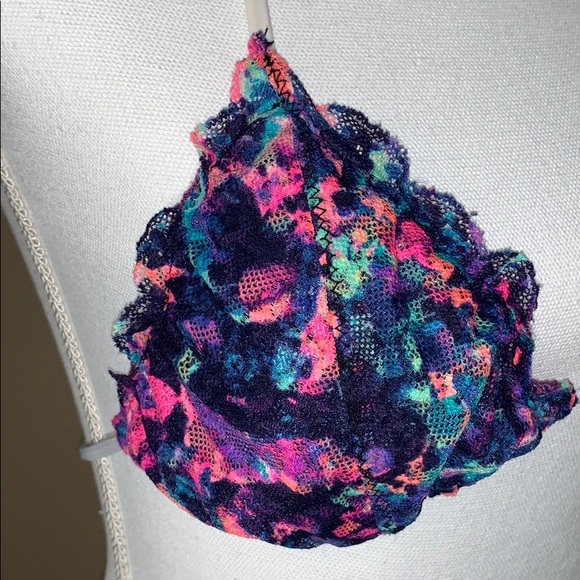 Lace ruffle mini bikini - Picture 3 of 6